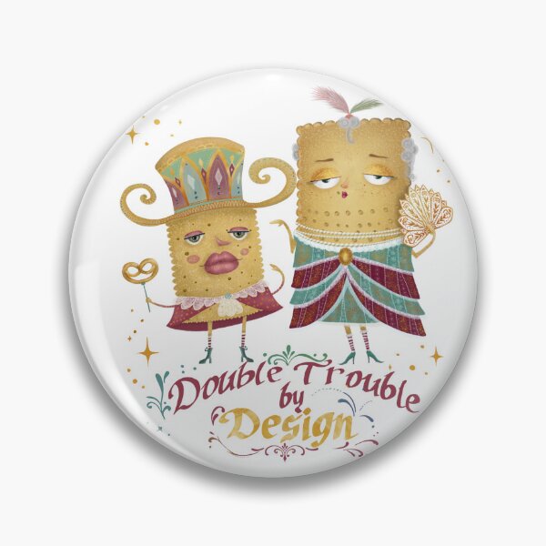 Item preview, Double Trouble Funny Best Friend Design designed and sold by Little Wimbly.