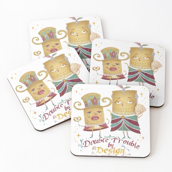 Item preview, Double Trouble Funny Best Friend Design designed and sold by Little Wimbly.