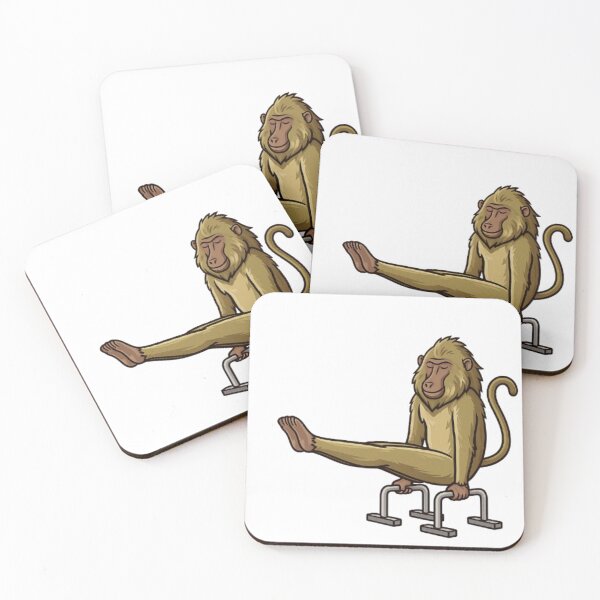 Item preview, Baboon L Sit Parallettes Core Strength Gym designed and sold by moTshiTshi.