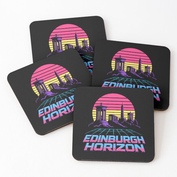 Item preview, Edinburgh Horizon – Neon Calton Hill Skyline designed and sold by Fenay Designs.