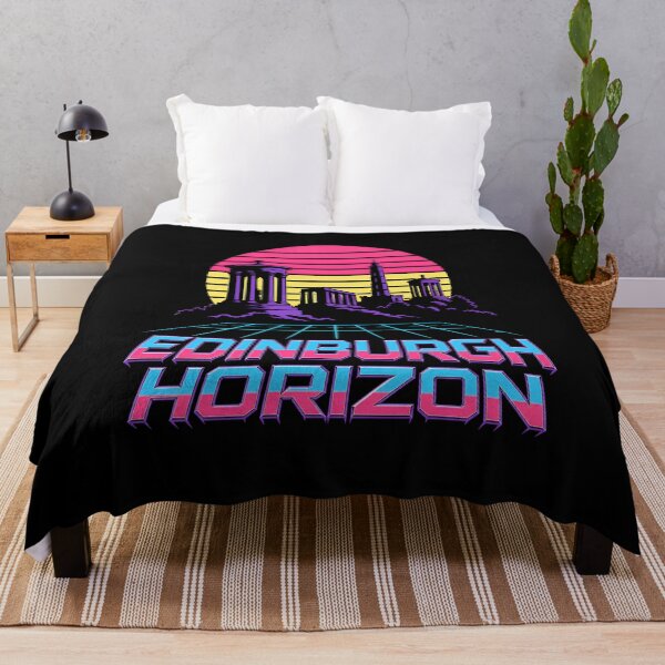 Item preview, Edinburgh Horizon – Neon Calton Hill Skyline designed and sold by Fenay Designs.