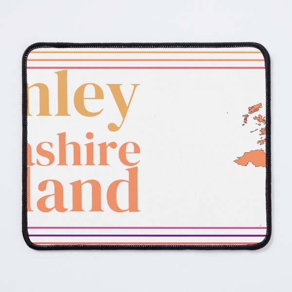 Item preview, Burnley Lancashire England City Marked On Map designed and sold by TheIconSmith.