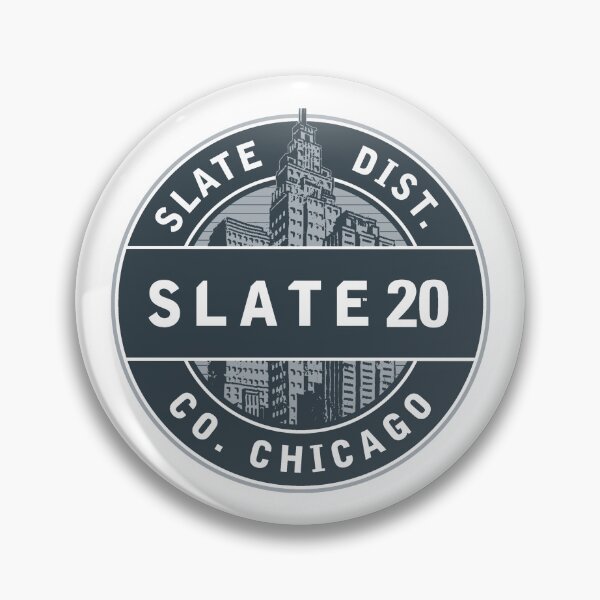 Item preview, Slate 20 Co Chicago Vintage Badge Logo designed and sold by Jeffclimbing.