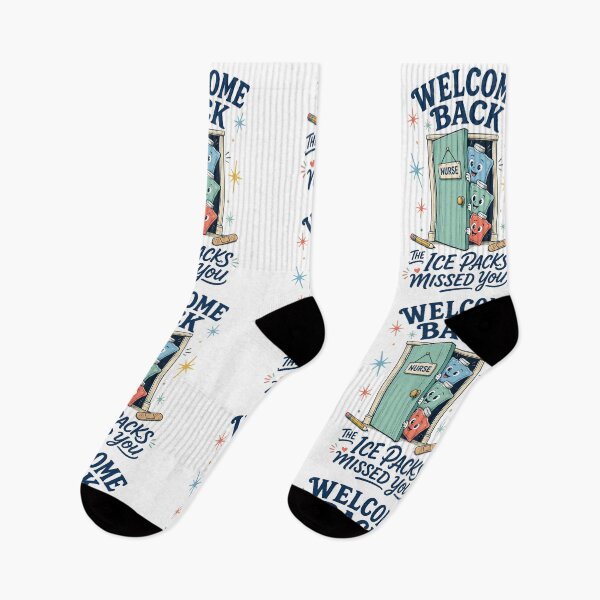 Item preview, Welcome Back The Ice Packs Missed You School Nurse designed and sold by borutawear.