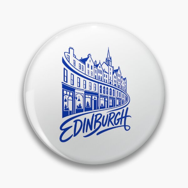Item preview, Edinburgh Old Town – Flowing Blue Streetline designed and sold by Fenay Designs.