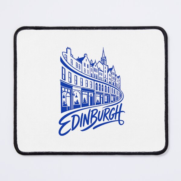 Item preview, Edinburgh Old Town – Flowing Blue Streetline designed and sold by Fenay Designs.