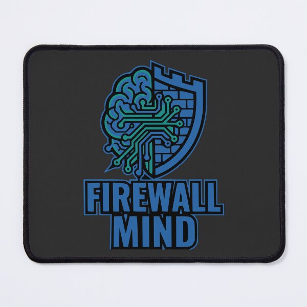 Item preview, Firewall Mind Cybersecurity Gift Hacker Humor Digital Security Design designed and sold by Ixnor.