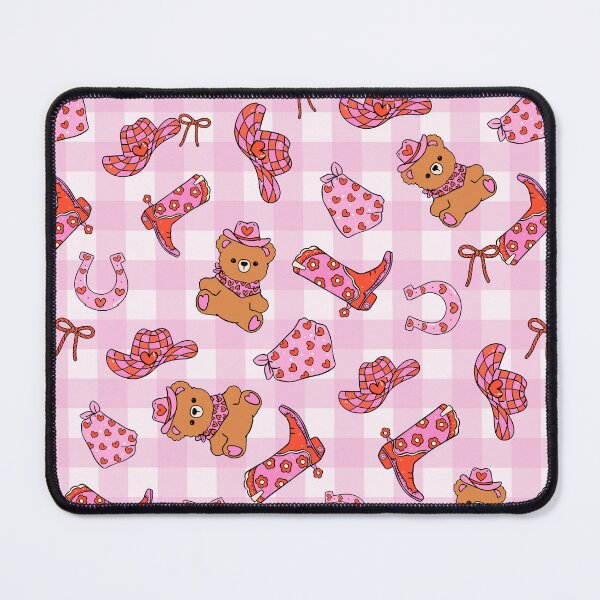 Item preview, Pink Western Cowboy Bear Pattern designed and sold by jianina-alondra.
