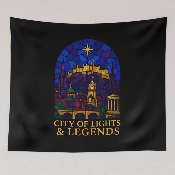 Item preview, Edinburgh City of Lights & Legends – Stained Glass designed and sold by Fenay Designs.