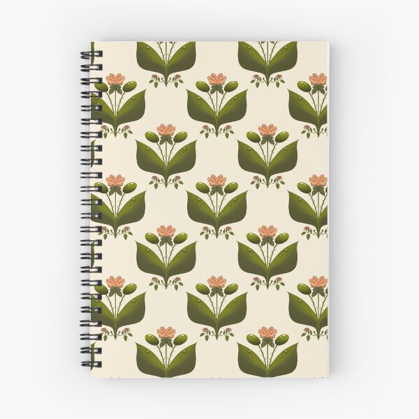 Item preview, Verdant Bloom Olive Green Art Nouveau Floral Pattern designed and sold by Almanzart.