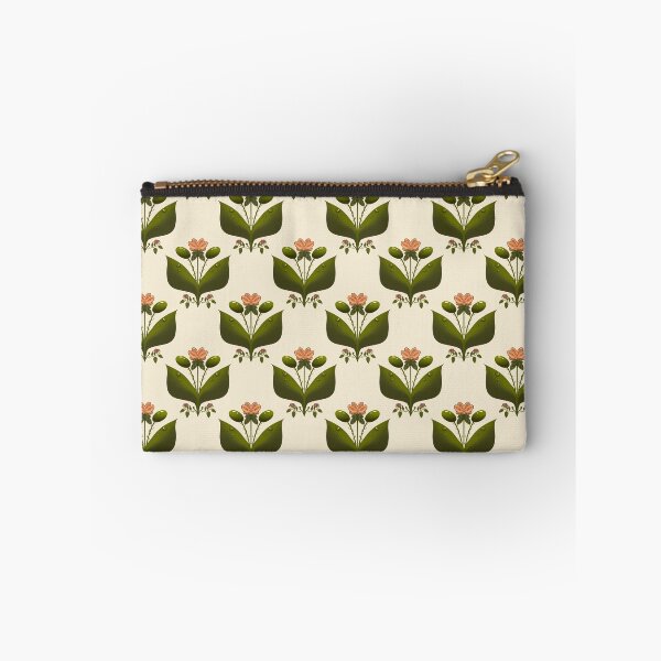 Item preview, Verdant Bloom Olive Green Art Nouveau Floral Pattern designed and sold by Almanzart.