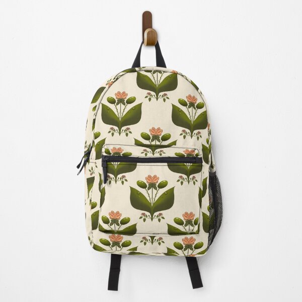 Item preview, Verdant Bloom Olive Green Art Nouveau Floral Pattern designed and sold by Almanzart.