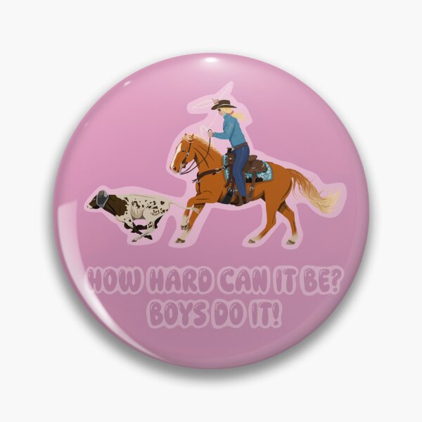 Item preview, How hard can it be? Boys do it! ROPING designed and sold by Kat Lisek.