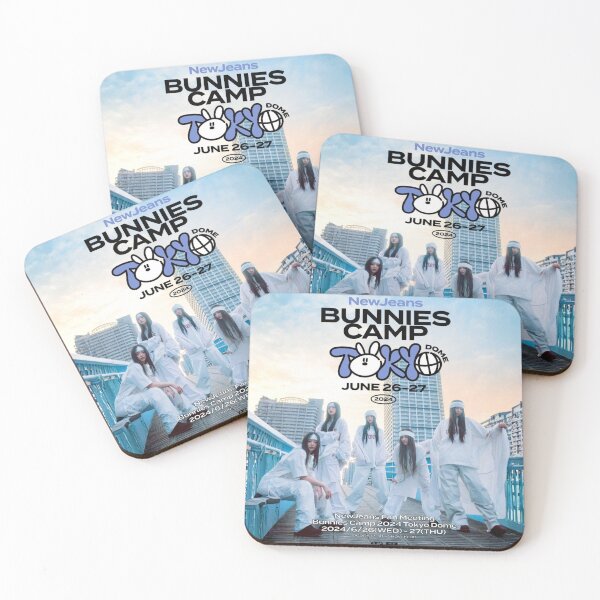 Item preview, New Jeans Bunnies Camp designed and sold by KapowStickers.