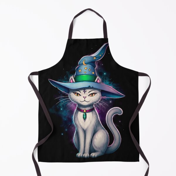 Item preview, Witch Cat Illustration designed and sold by ApGraphicDesigns.