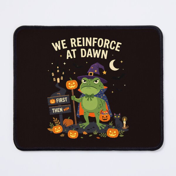 Item preview, We Reinforce At Dawn Frog RBT ABA Behavior Therapy Halloween designed and sold by w66aboo.