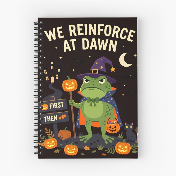 Item preview, We Reinforce At Dawn Frog RBT ABA Behavior Therapy Halloween designed and sold by w66aboo.