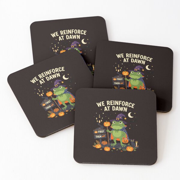 Item preview, We Reinforce At Dawn Frog RBT ABA Behavior Therapy Halloween designed and sold by w66aboo.