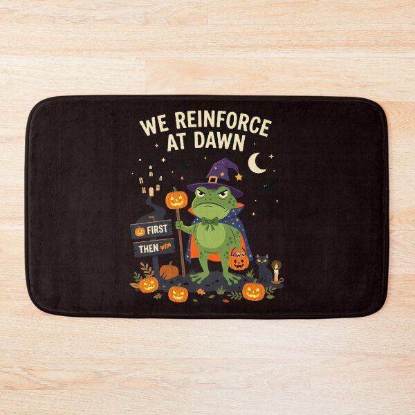 Item preview, We Reinforce At Dawn Frog RBT ABA Behavior Therapy Halloween designed and sold by w66aboo.