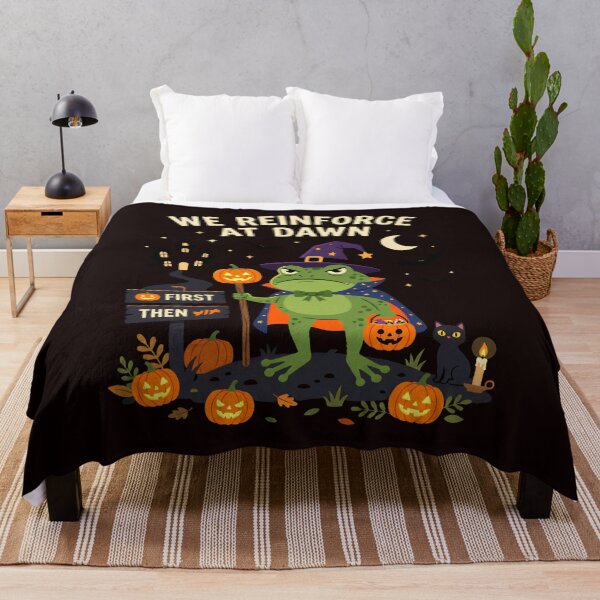 Aperçu de l'œuvre Nous renforçons à l'aube Grenouille RBT Thérapie comportementale ABA Halloween créée et vendue par w66aboo.