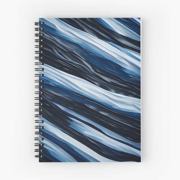 Item preview, Stripes in blue 3 designed and sold by blackwhiteblue.