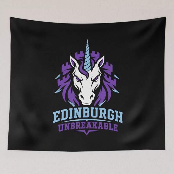 Item preview, Edinburgh Unbreakable – Fierce Unicorn Crest designed and sold by Fenay Designs.