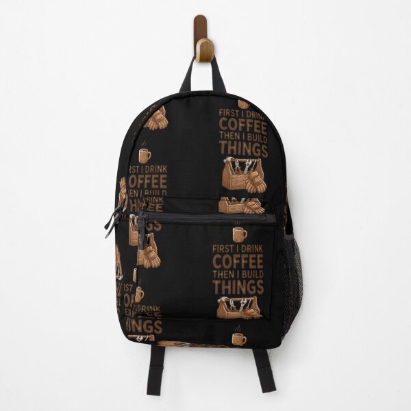 Item preview, First I Drink Coffee Then I Build Things designed and sold by Moka898.