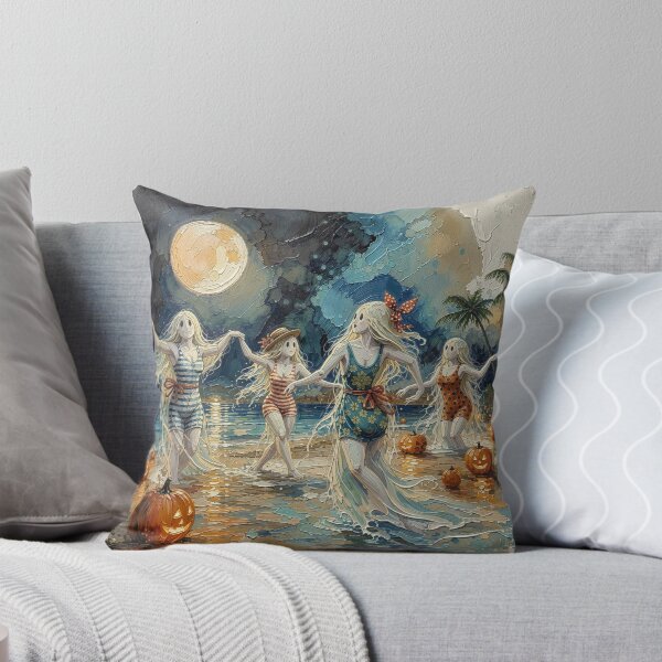 Item preview, Impasto Ghost Beach Party Portrait designed and sold by FotoworldEdel.