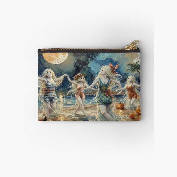 Item preview, Impasto Ghost Beach Party Portrait designed and sold by FotoworldEdel.