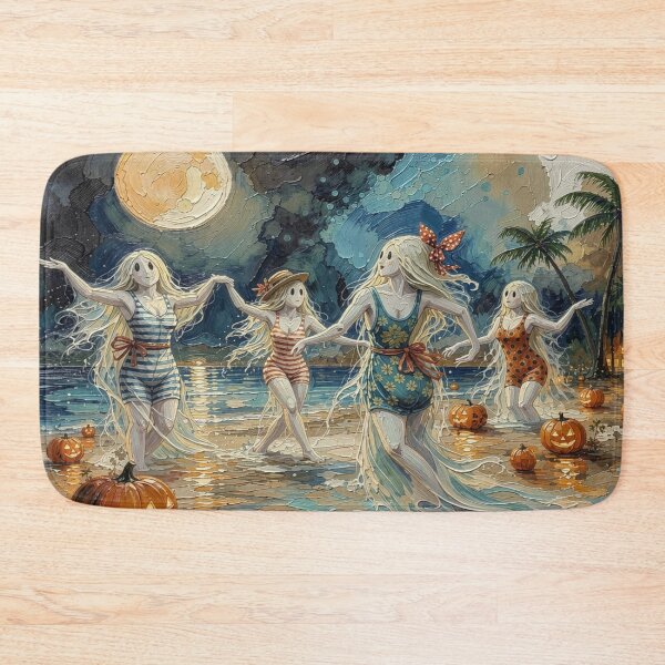 Item preview, Impasto Ghost Beach Party Portrait designed and sold by FotoworldEdel.