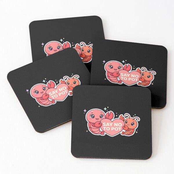 Item preview, Say No To Pot Cute Lobster Artwork designed and sold by Redgiant87x.