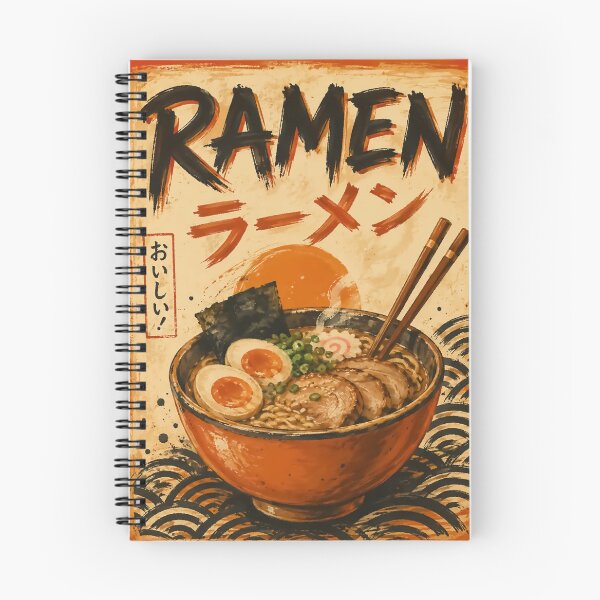 Item preview, Ramen- Illustrated Poster designed and sold by ApGraphicDesigns.