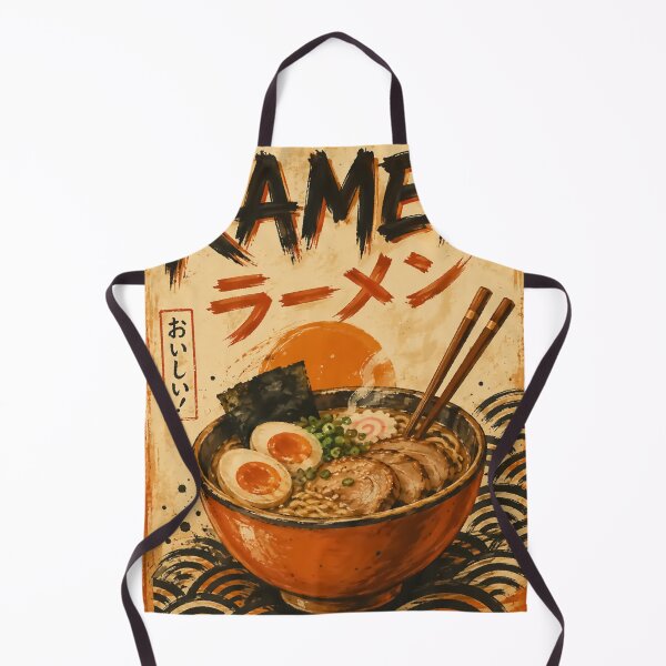 Item preview, Ramen- Illustrated Poster designed and sold by ApGraphicDesigns.