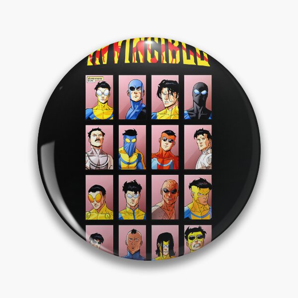 Item preview, Invincible Superhero Characters designed and sold by Mr-Catloaf.