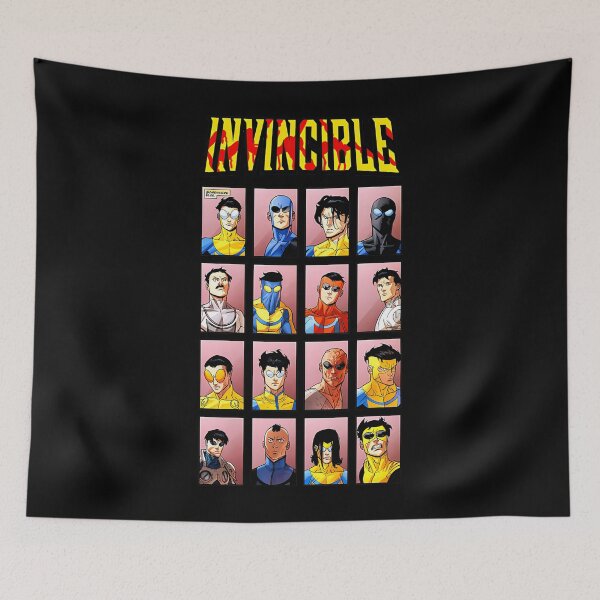Item preview, Invincible Superhero Characters designed and sold by Mr-Catloaf.