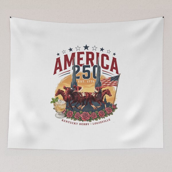 Item preview, America 250 Kentucky Derby T-Shirt | Louisville Horse Racing Patriotic 1776-2026 Tee v3 designed and sold by DarylWelsh2024.