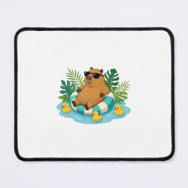 Item preview, Summer Capybara Illustration | Cute Tropical Vacation Vibes designed and sold by AAstore0013.