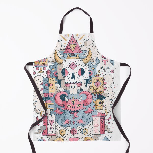Item preview, Intricate Mythical Skull Demon Occult Art designed and sold by Romgora.