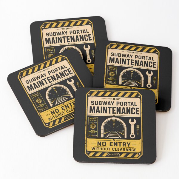 Item preview, Subway Portal Maintenance Access Sign designed and sold by agearb.