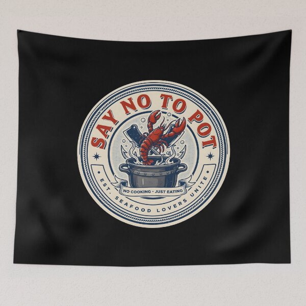 Item preview, Say No To Pot Funny Crustacean designed and sold by Redgiant87x.