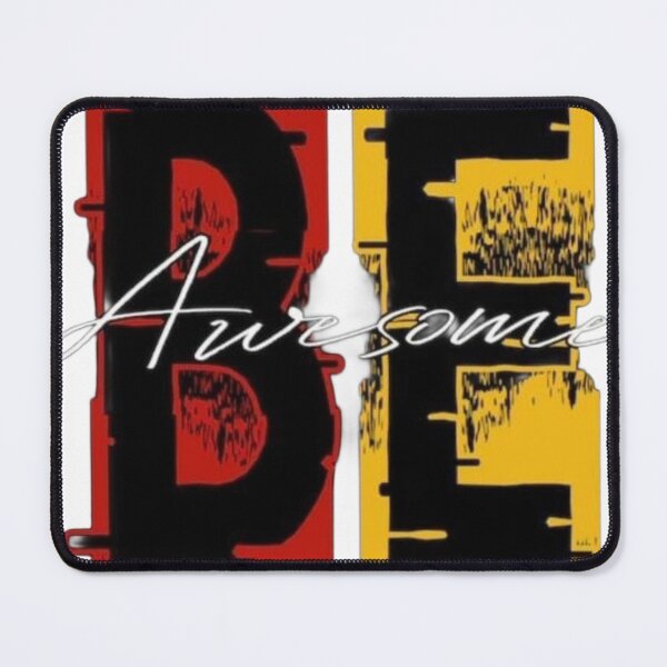 Item preview, Be Awesome With Your Life Bold Modern Typography Quote designed and sold by GlowAura7.