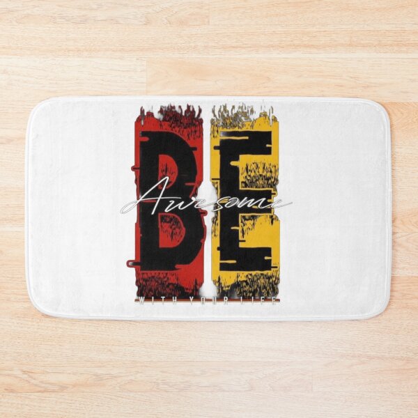 Item preview, Be Awesome With Your Life Bold Modern Typography Quote designed and sold by GlowAura7.