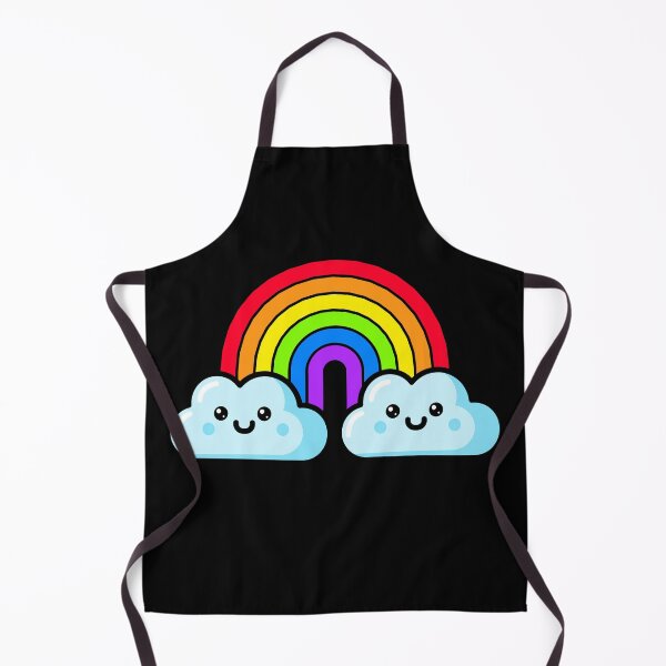 Item preview, Cute Rainbow Kawaii Cloud Illustration designed and sold by chaaval.