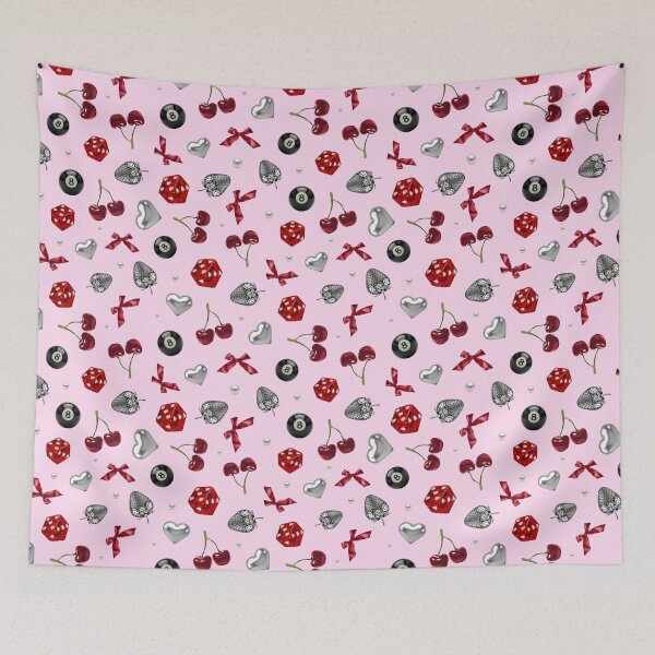 Item preview, Pink Lucky Girl Y2K Pattern designed and sold by jianina-alondra.