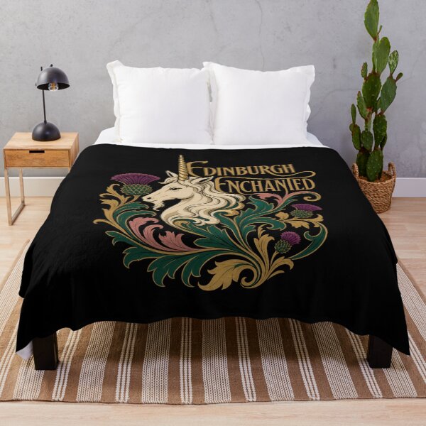 Item preview, Edinburgh Enchanted – Unicorn & Thistle Flourish designed and sold by Fenay Designs.