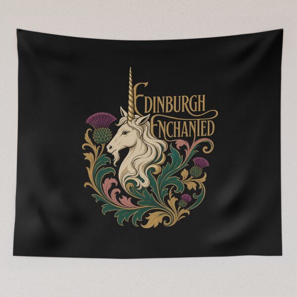 Item preview, Edinburgh Enchanted – Unicorn & Thistle Flourish designed and sold by Fenay Designs.