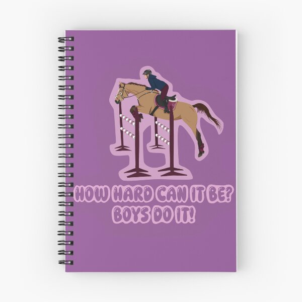Item preview, How hard can it be? Boys do it! SHOW JUMPING designed and sold by Kat Lisek.