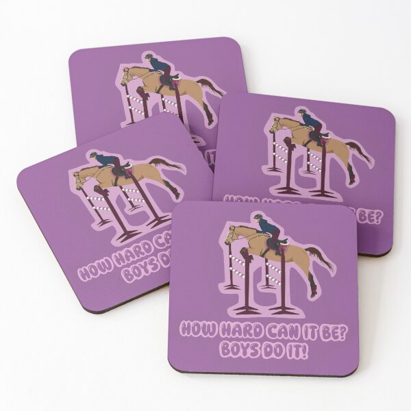 Item preview, How hard can it be? Boys do it! SHOW JUMPING designed and sold by Kat Lisek.