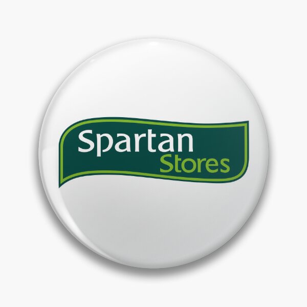 Item preview, Spartan Stores Classic Green Waving Banner Logo designed and sold by Jeffclimbing.