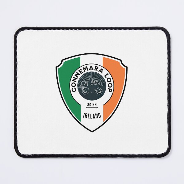 Item preview, connemara loop- ireland- motorcycle badge irish flag- sticker designed and sold by designkb.